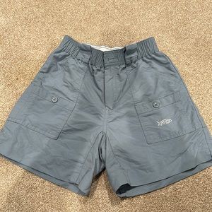 AFTCO fishing shorts.